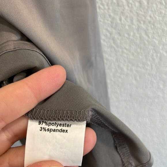 Pink Lily Boutique Gray Satin Cami with Lace Trim Size Small - Picture 5 of 7